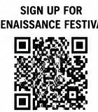 Renaissance Festival signup QR code